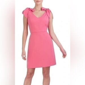 BCBGeneration pink dress with adjustable shoulder ties